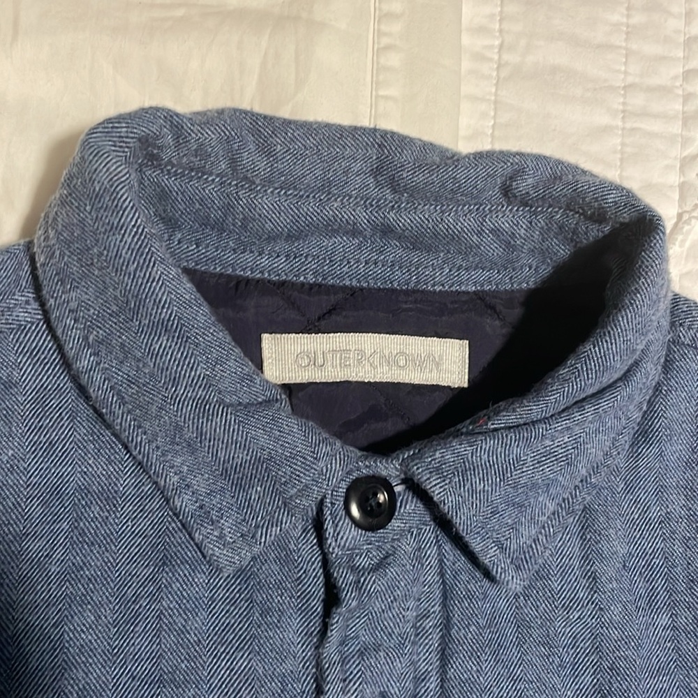 Outerknown Herringbone Shirt Jacket - image 3